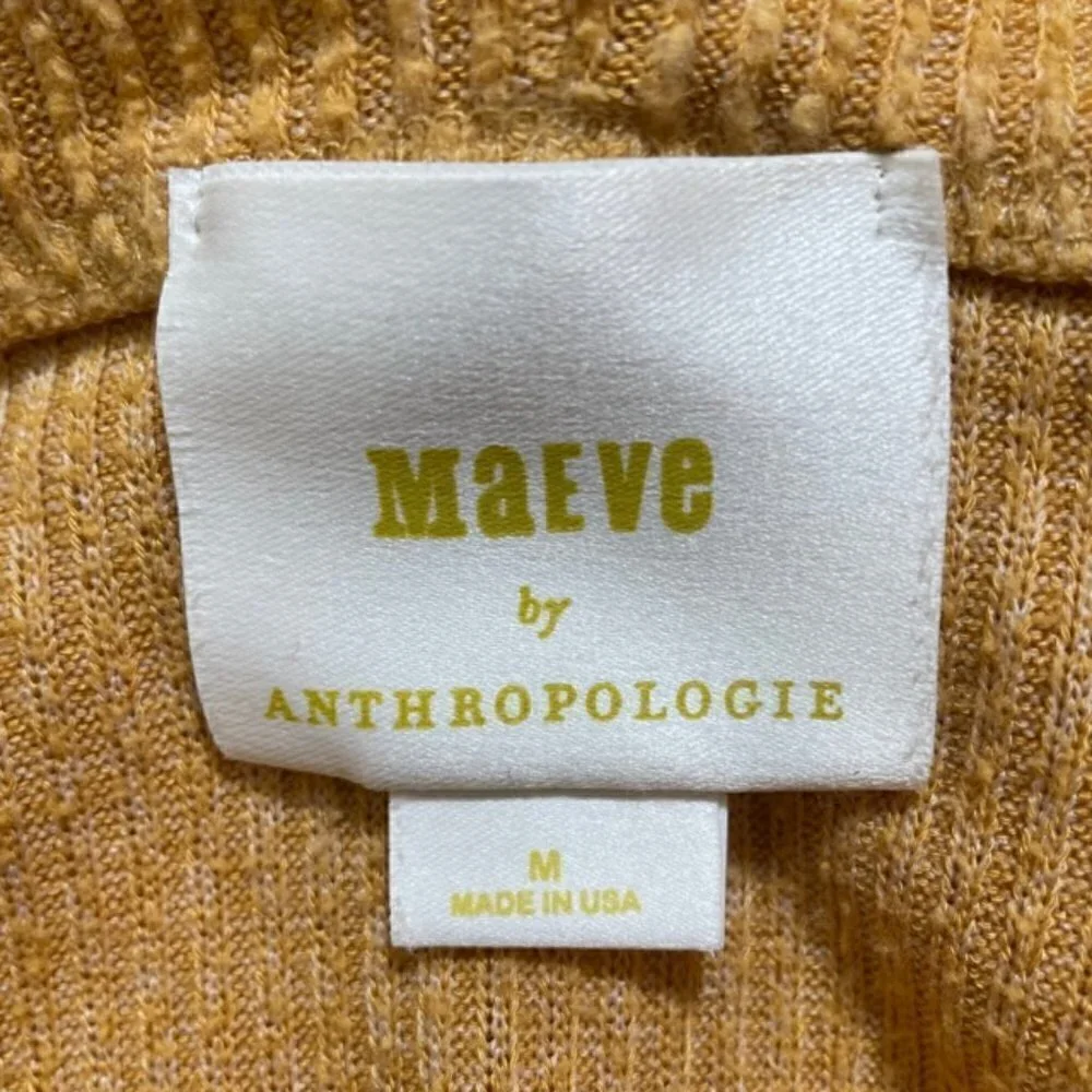 ANTHROPOLOGIE MAEVE Ribbed Cowl Neck Sweater - Size Medium